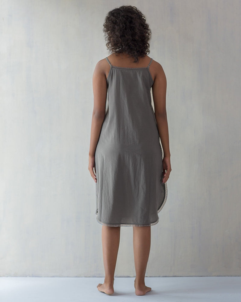 Vintage Camisole Slip - Charcoal