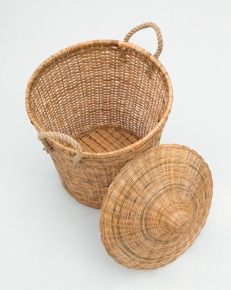 Twilight Bamboo Basket With Cover