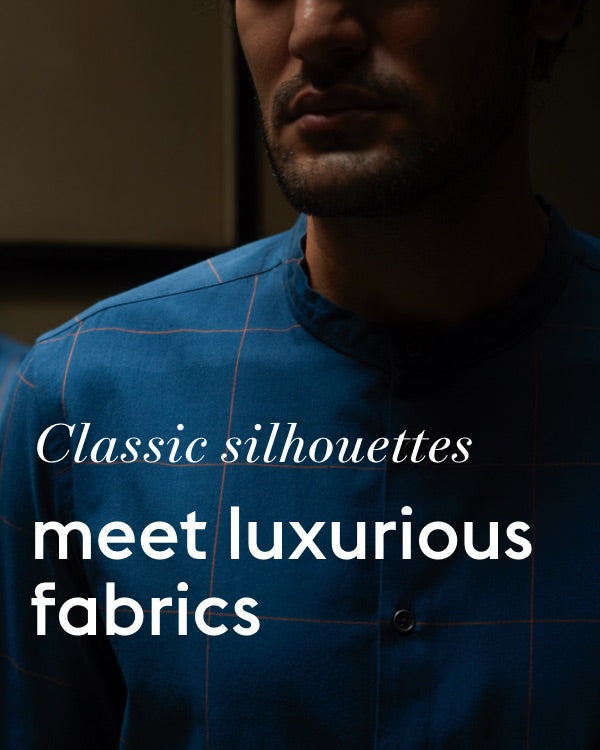 Classic silhouettes meet luxurious fabrics