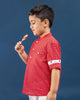 Mini Pondicherry shirt - Red
