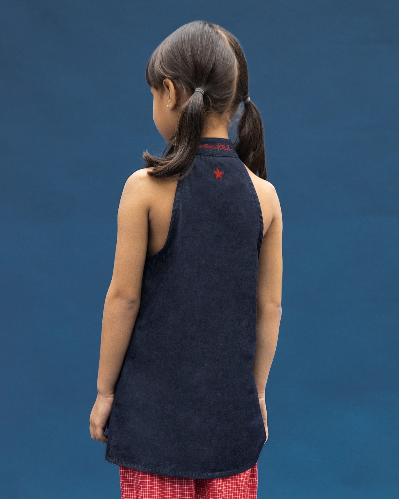 Little Racerback Top - Blue