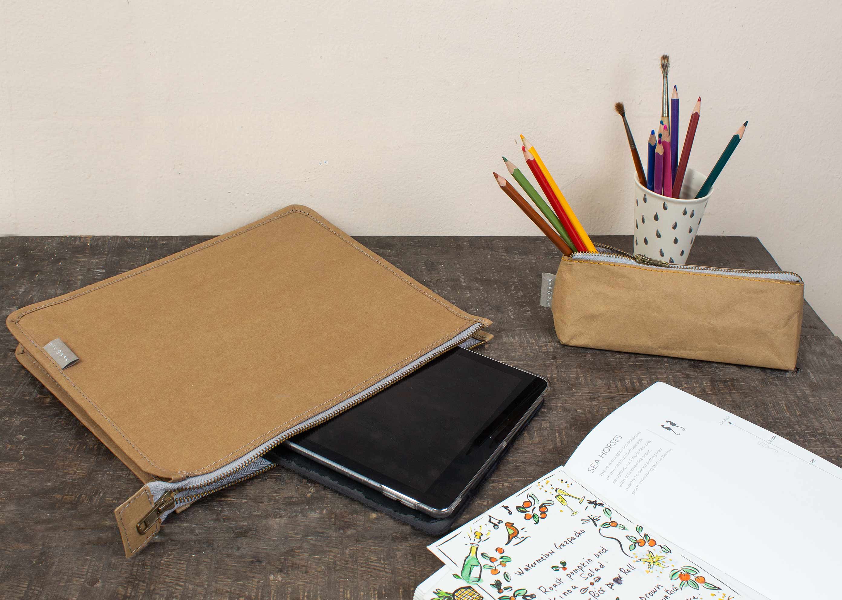 Planet First Paper Pouches - Brown