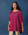 Victoria Boatneck Pullover - Berry