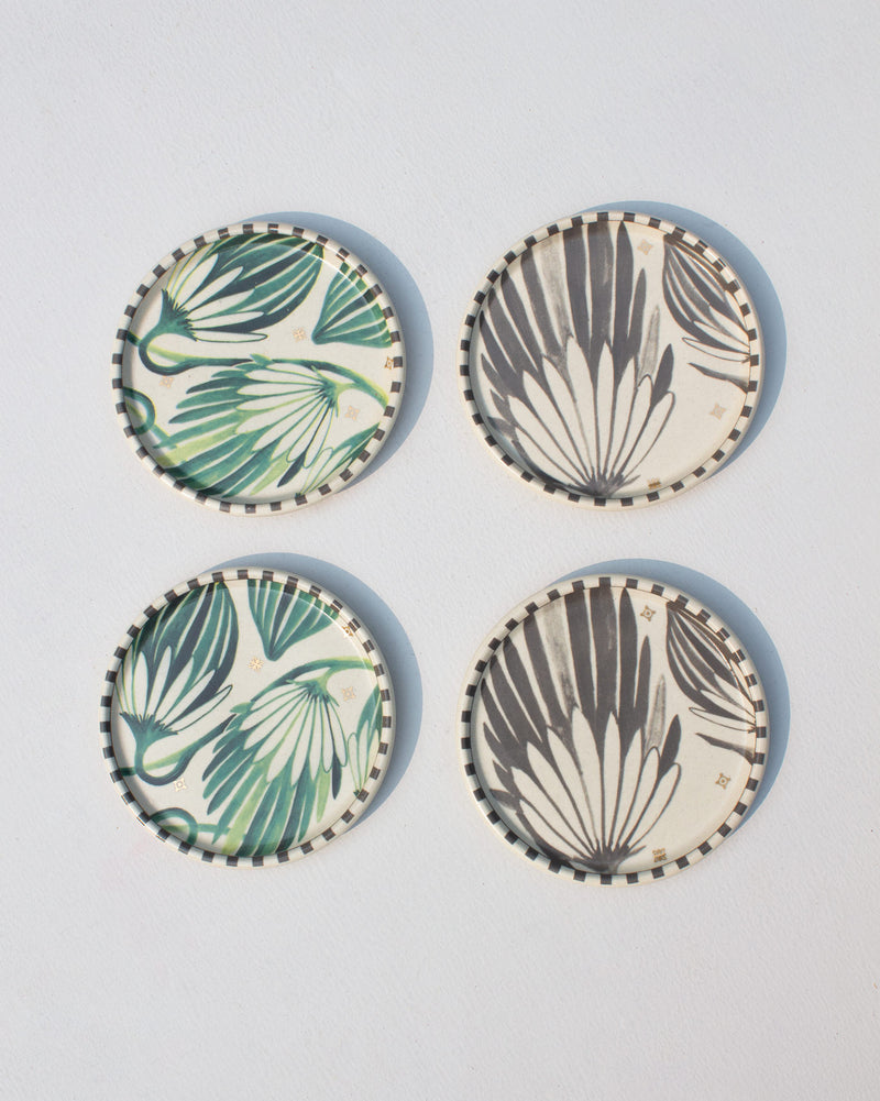 Palm Coasters (Set of 4)