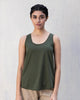 Ukiyo Racerback Tank - Olive