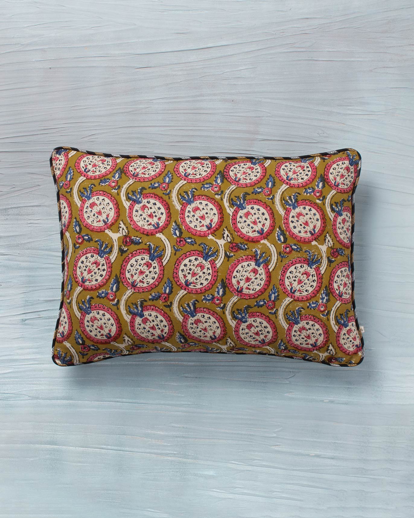 Pemba Lumbar Pillow Cover - Yellow