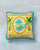 Pineapple Stamp Cushion Cover - Yellow