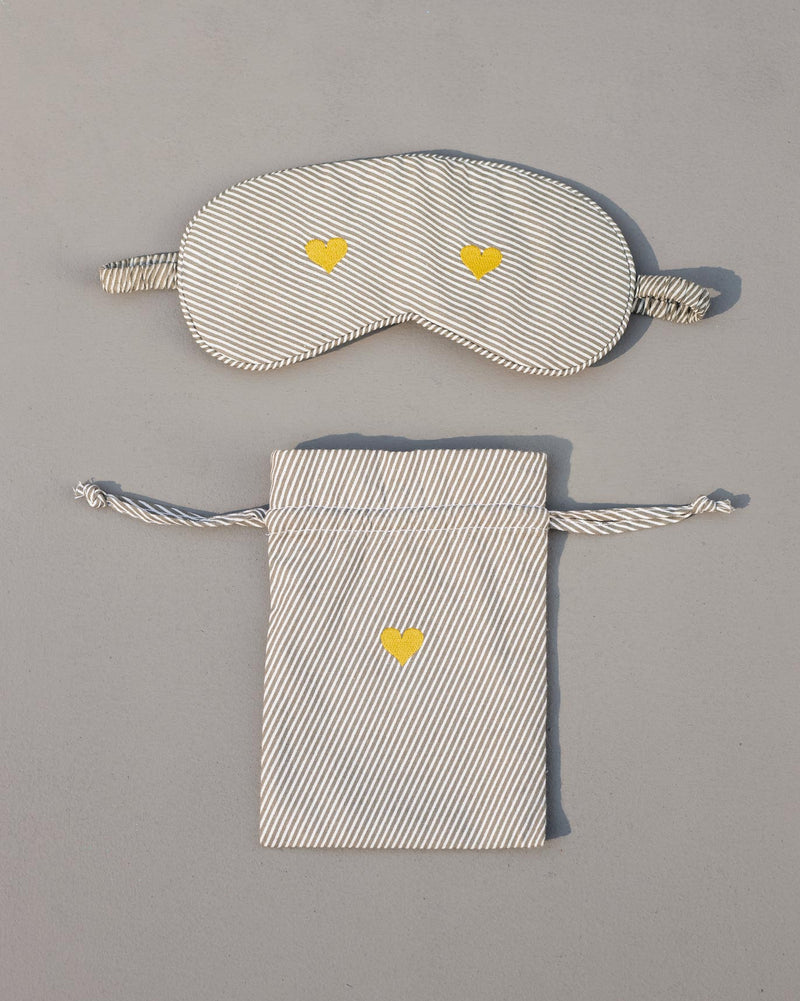 Heart Snooze Eye Mask & Pouch