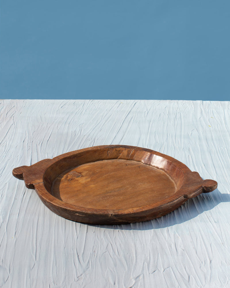 Gong Antique Tray