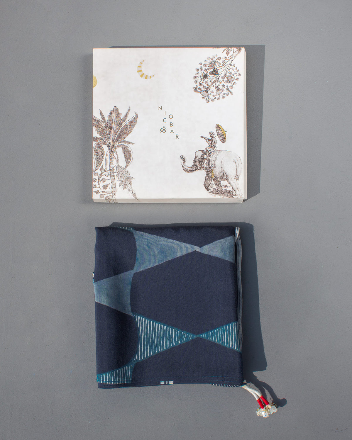 Deep Waters Scarf - Indigo