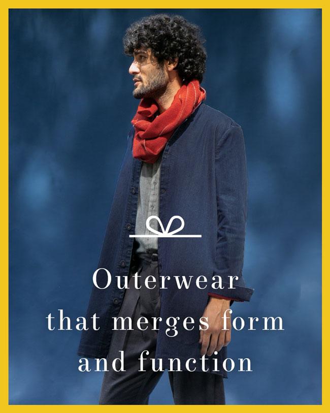 Outerwear that merges form and function