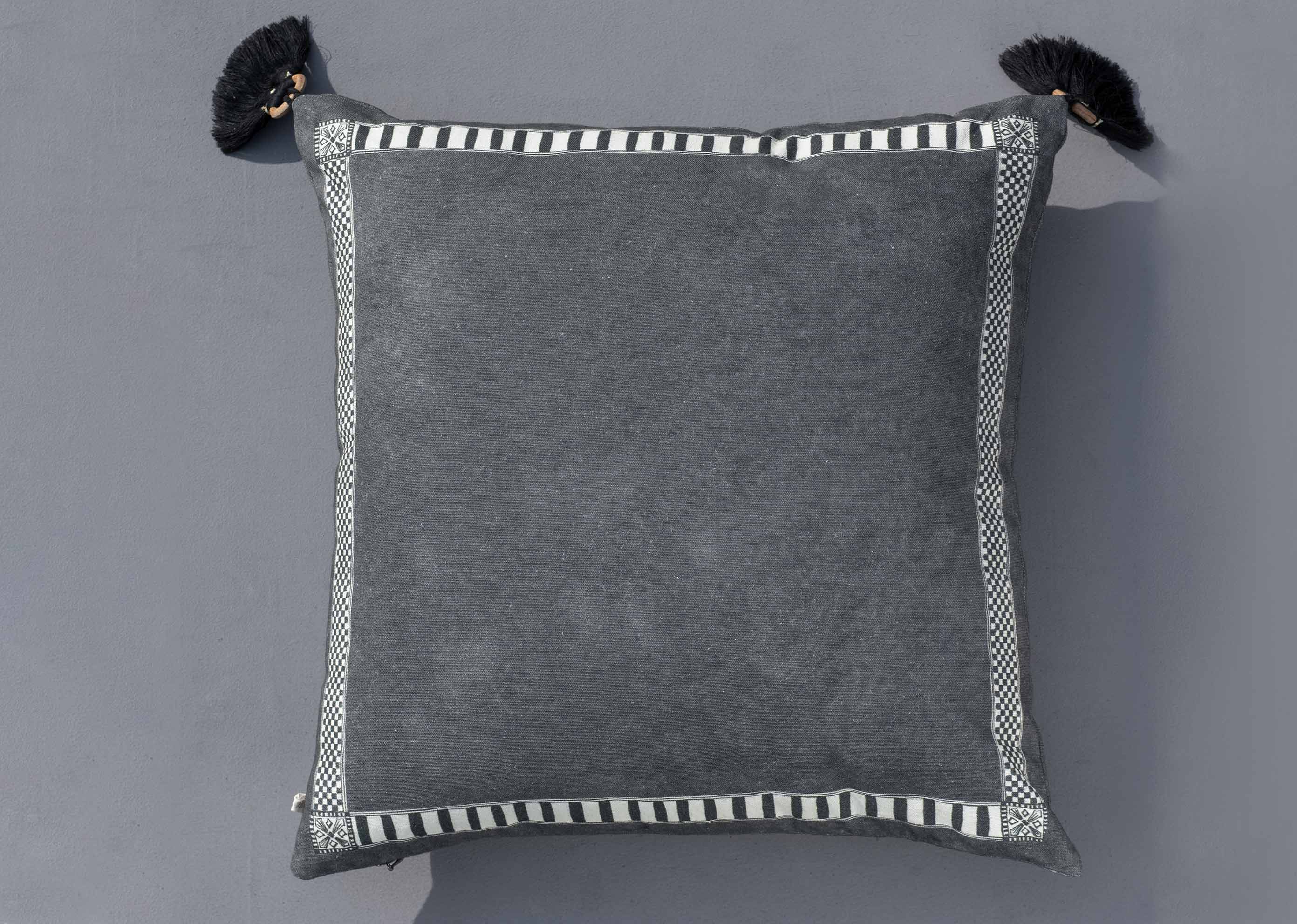 Aam Trium Cushion Cover - Charcoal