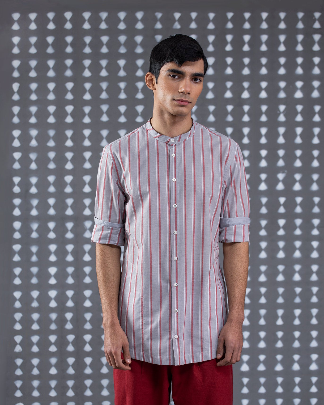 Long Stripe Shirt - Multi