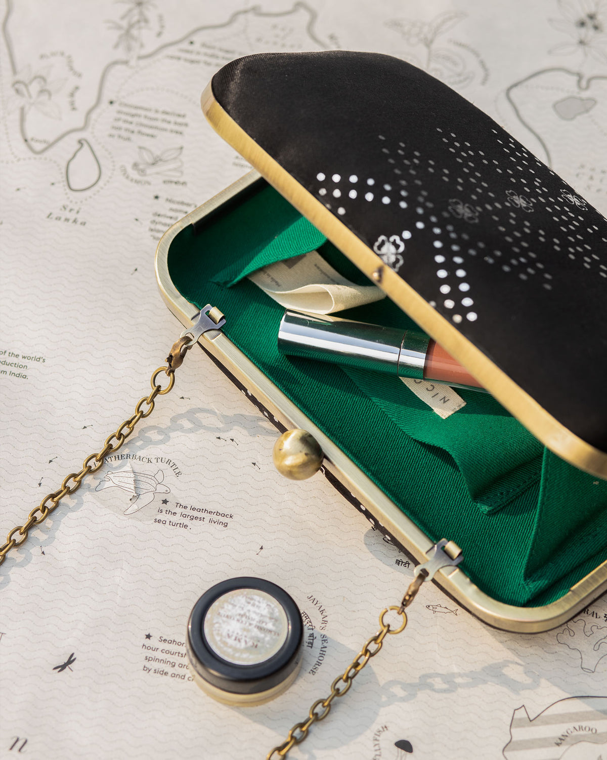 Martini Clutch - Black
