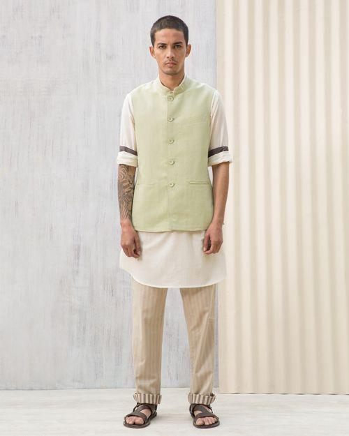 Nehru Jacket - Green