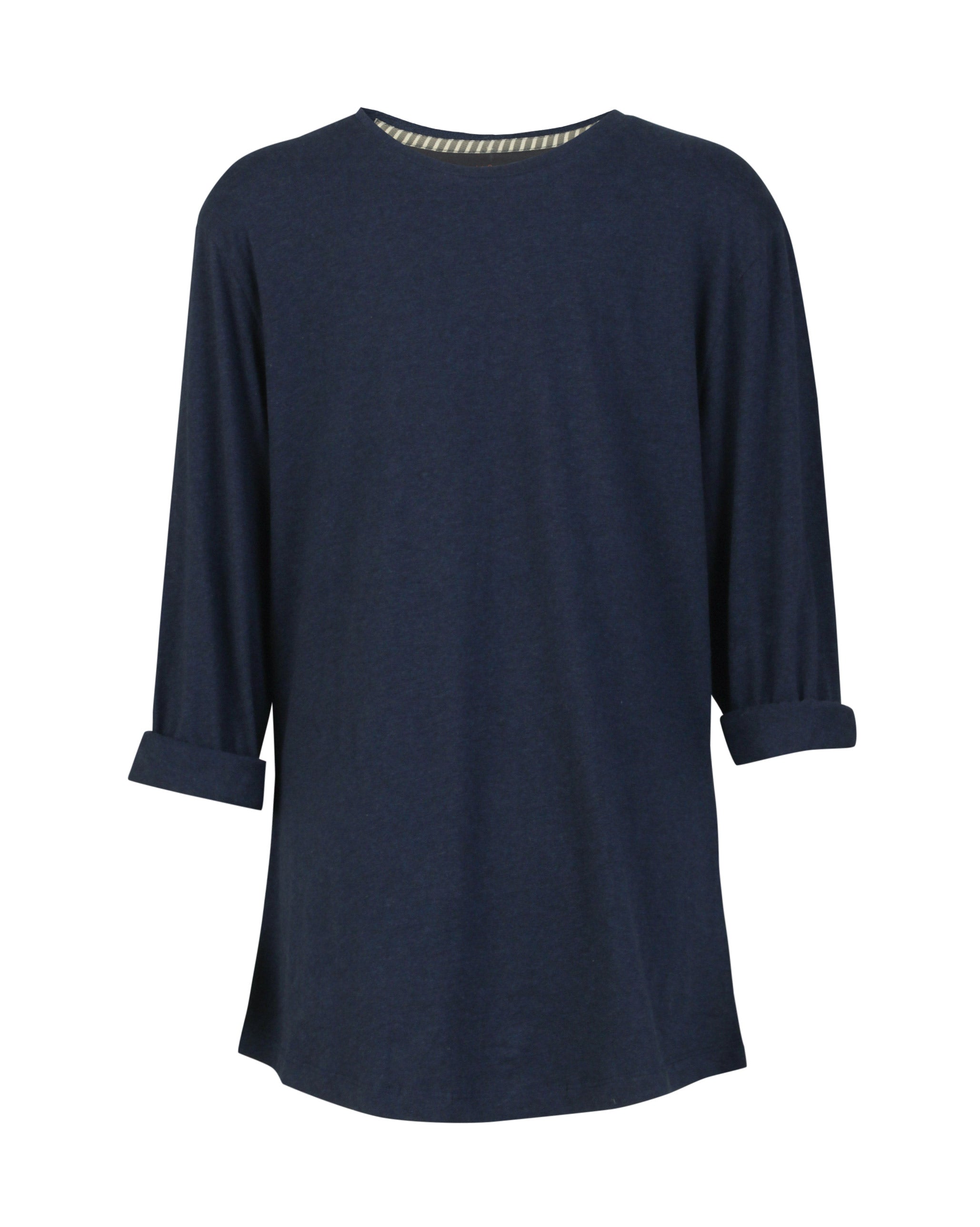 Basic Full Sleeve T-shirt - Blue