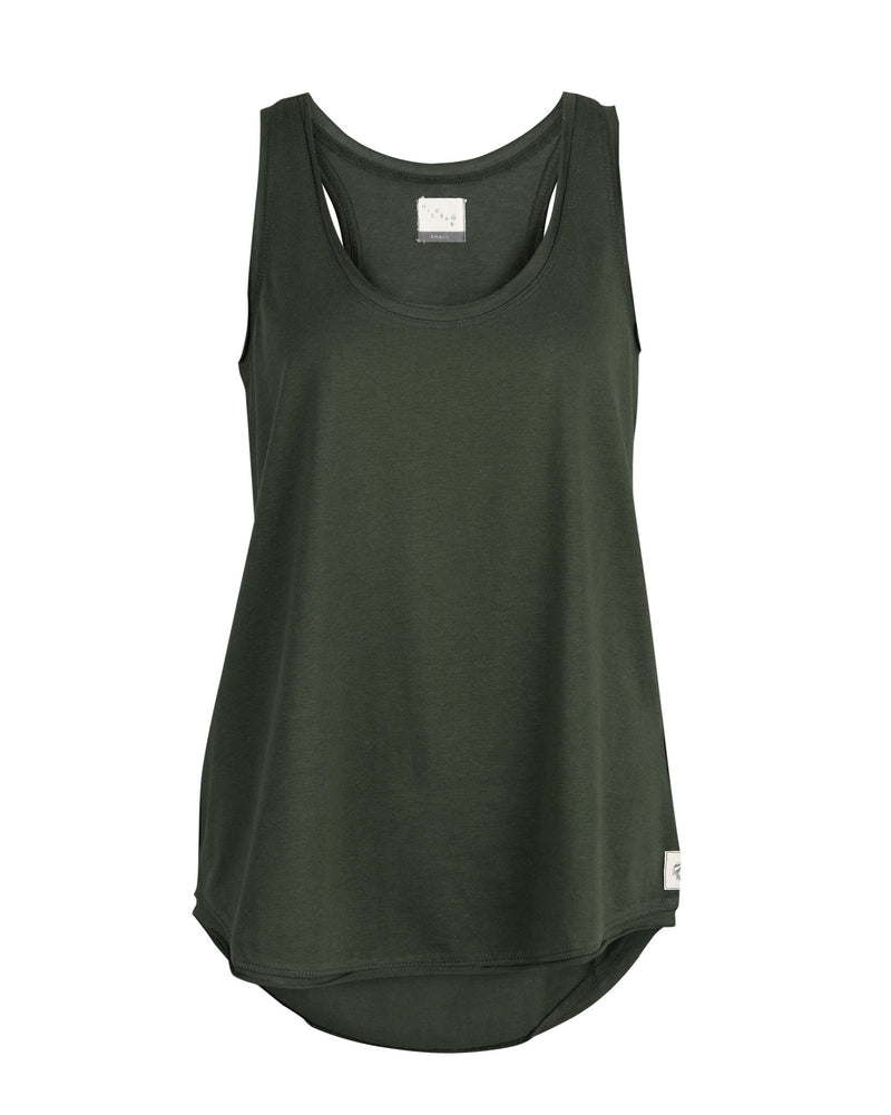 Ukiyo Racerback Tank - Olive