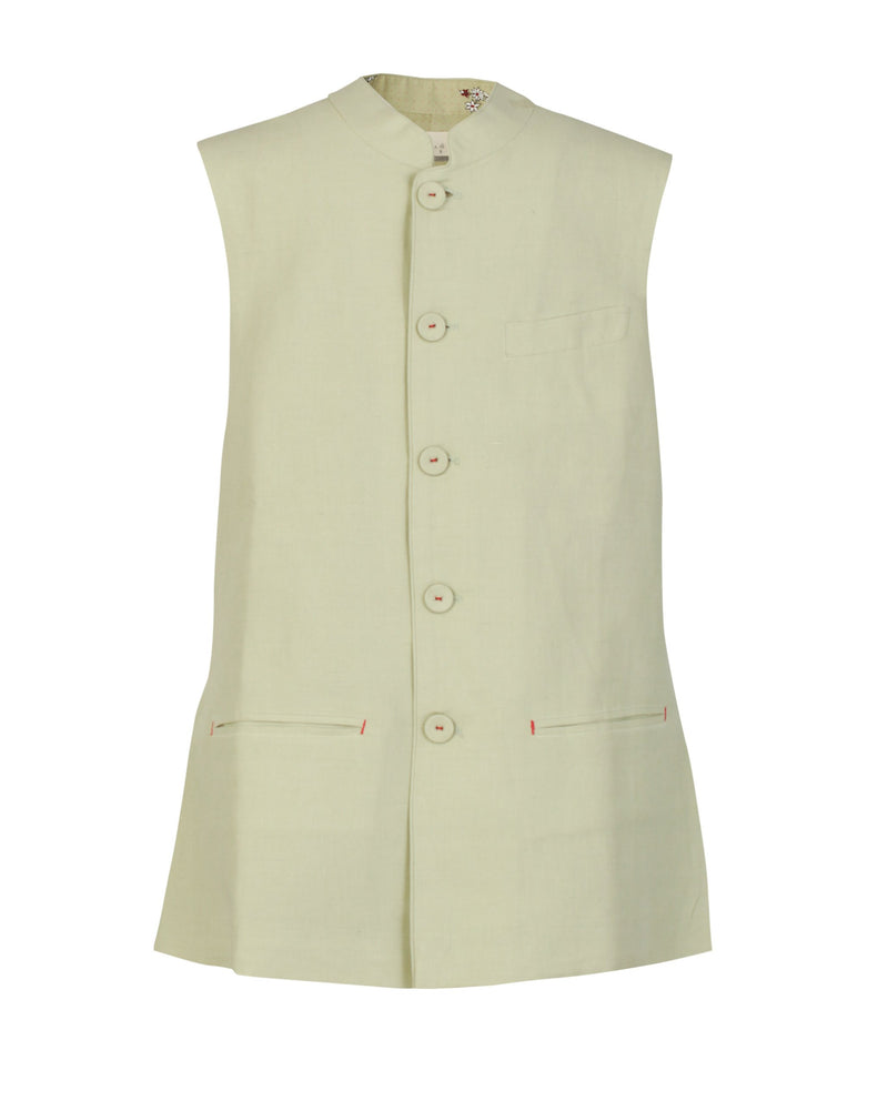 Nehru Jacket - Green