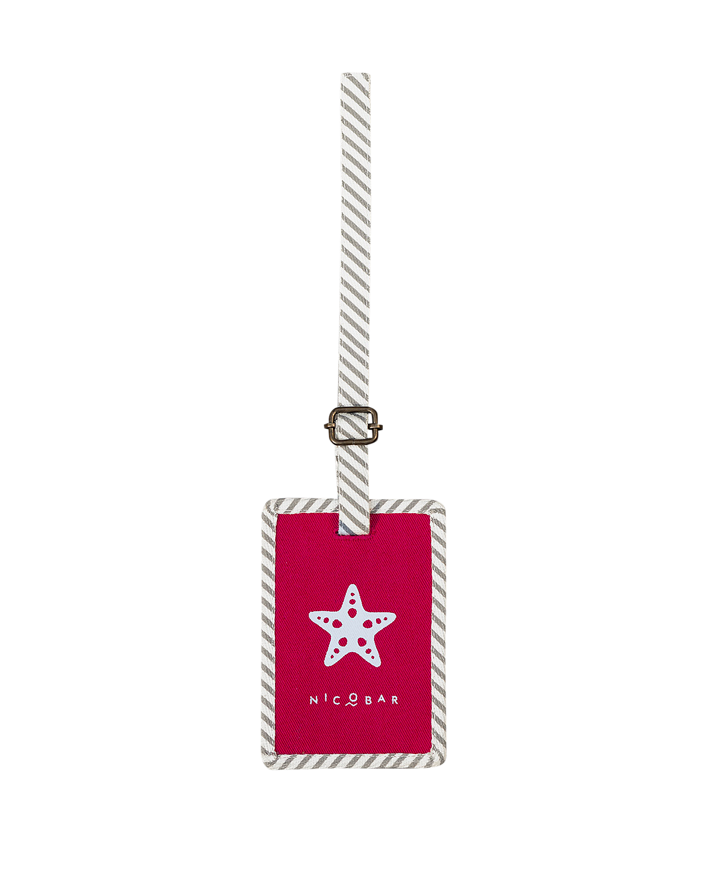 Starfish Bag Tag - Beetroot