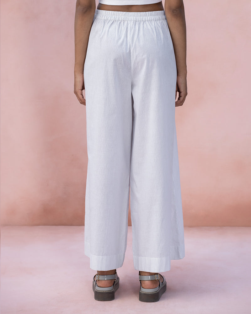 Classic Pyjamas - Grey Pin Stripes