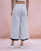 Marshmallow Stripe Pants - Grey