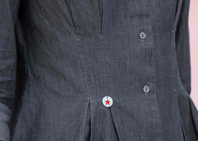 Ubuntu Denim Shirt - Grey