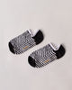 Chevron Stripe Socks - Black & White