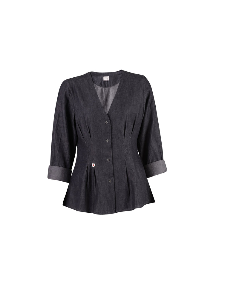 Ubuntu Denim Shirt - Grey