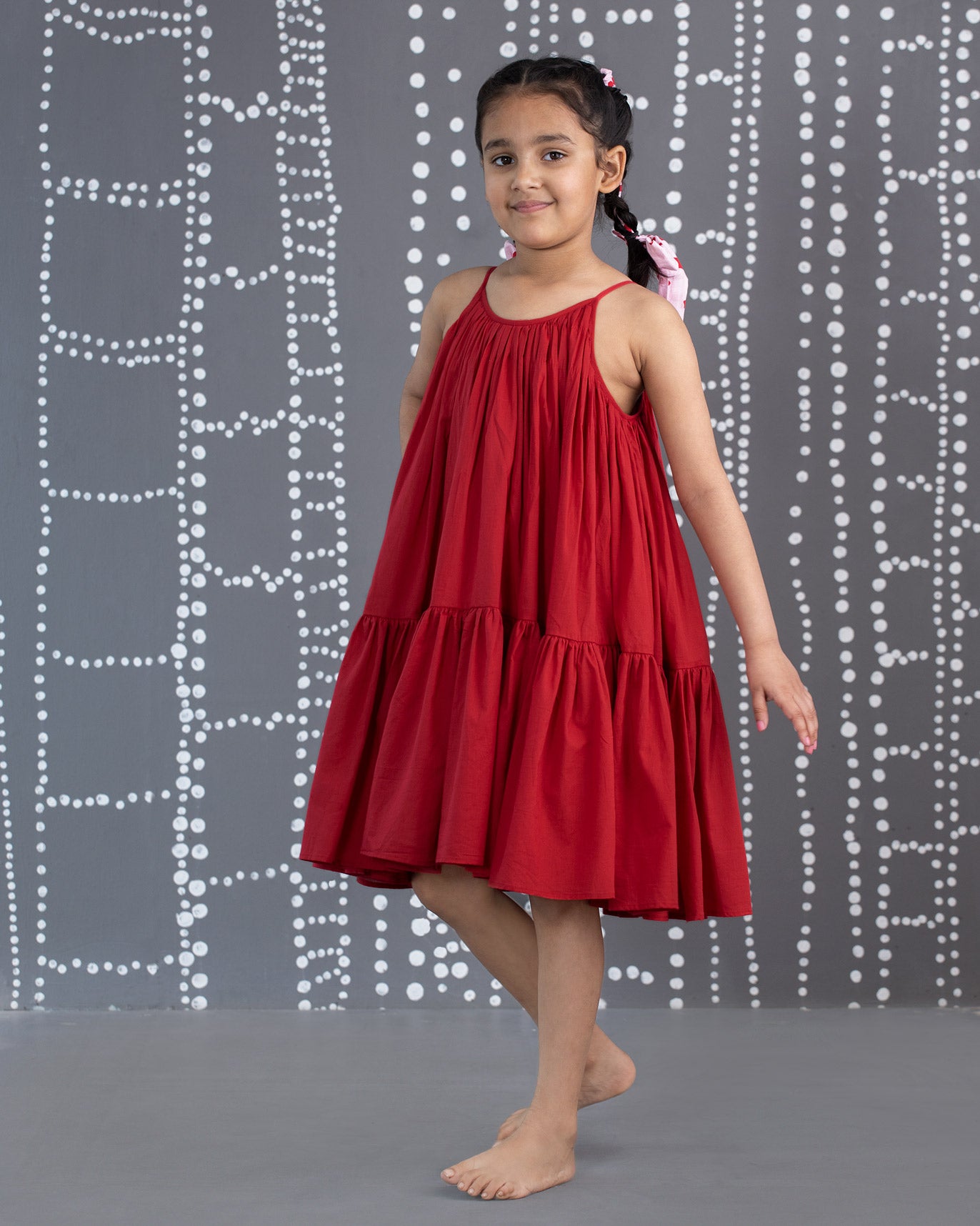 Little Huhu Dress - Red