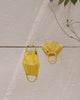 Little Stripey Bold Mask Set - Yellow & Grey