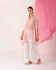 Patch Pocket Shirt - Pink & White
