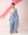 Teal Dream Sari - Blue