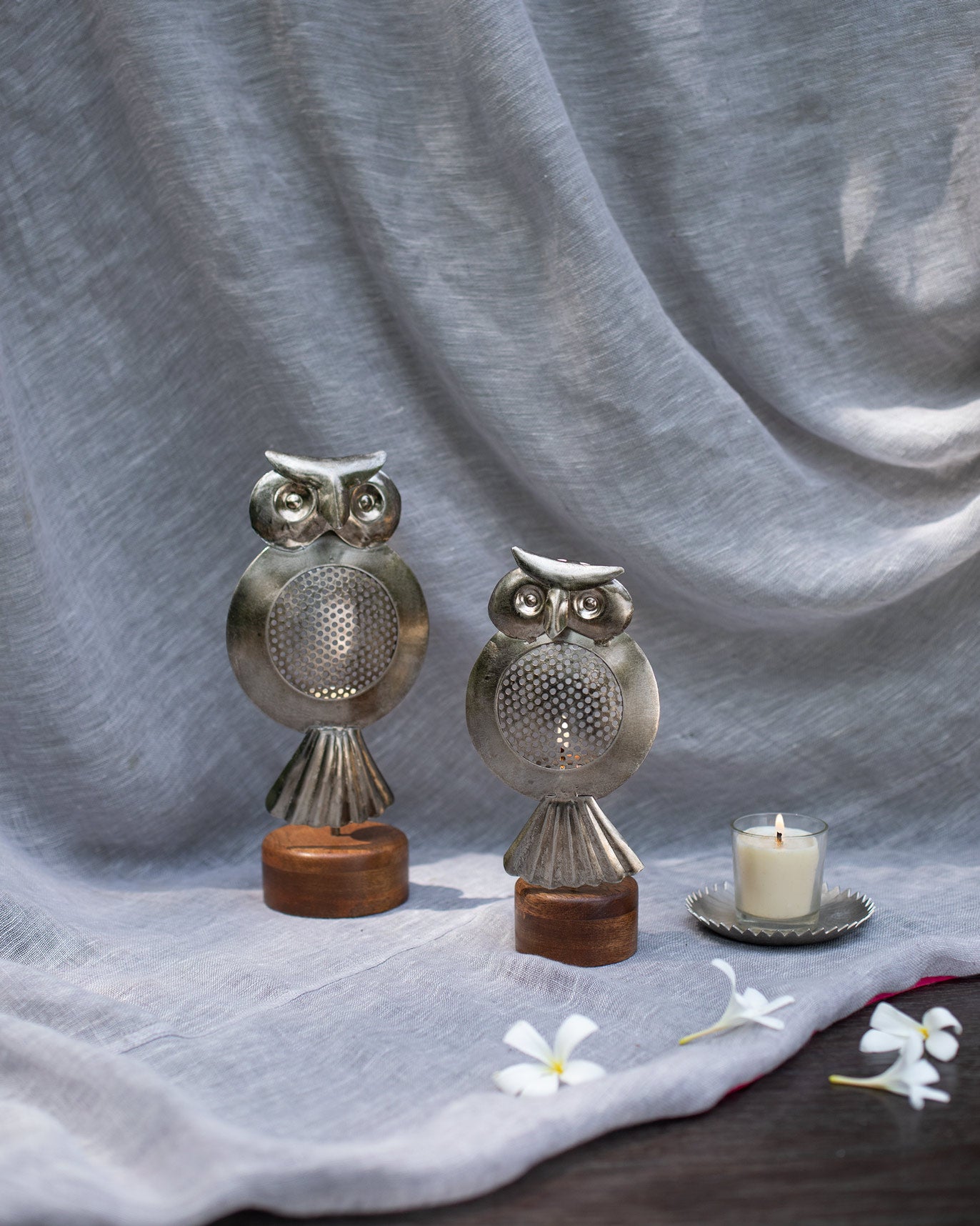 Owl Tealight Holder Large