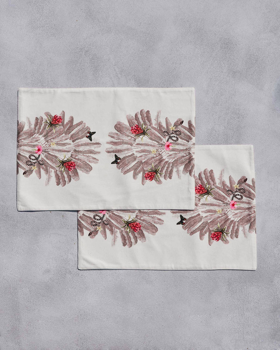 The pair of Ravenala Placemats.