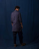 Rey Stripe Kurta - Navy & Grey