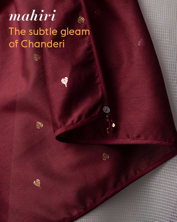 Mahiri: The subtle gleam chanderi