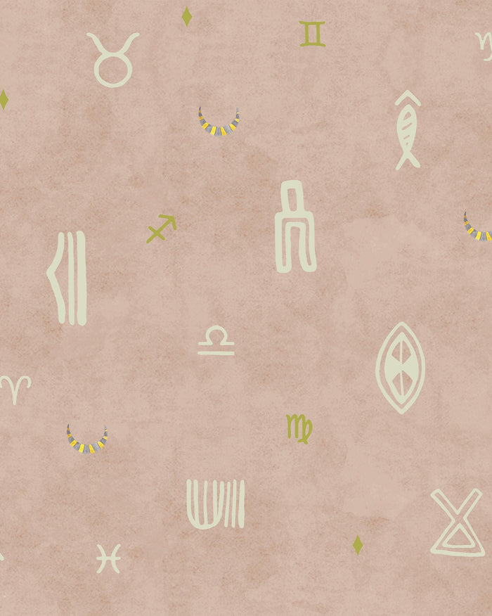 Indus Moon Wallpaper - Blush