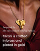 Mirari: Brass Plated Gold