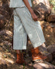 Caravan Stripe Pants - Olive