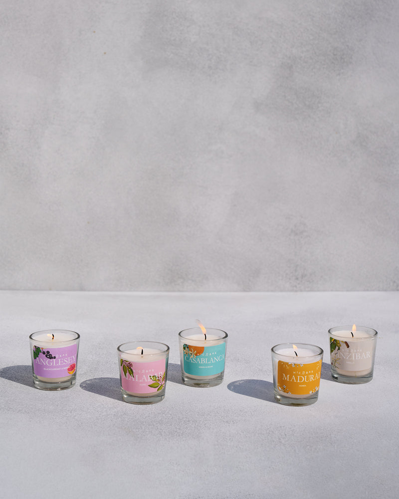 Jar Candles - Set of 5