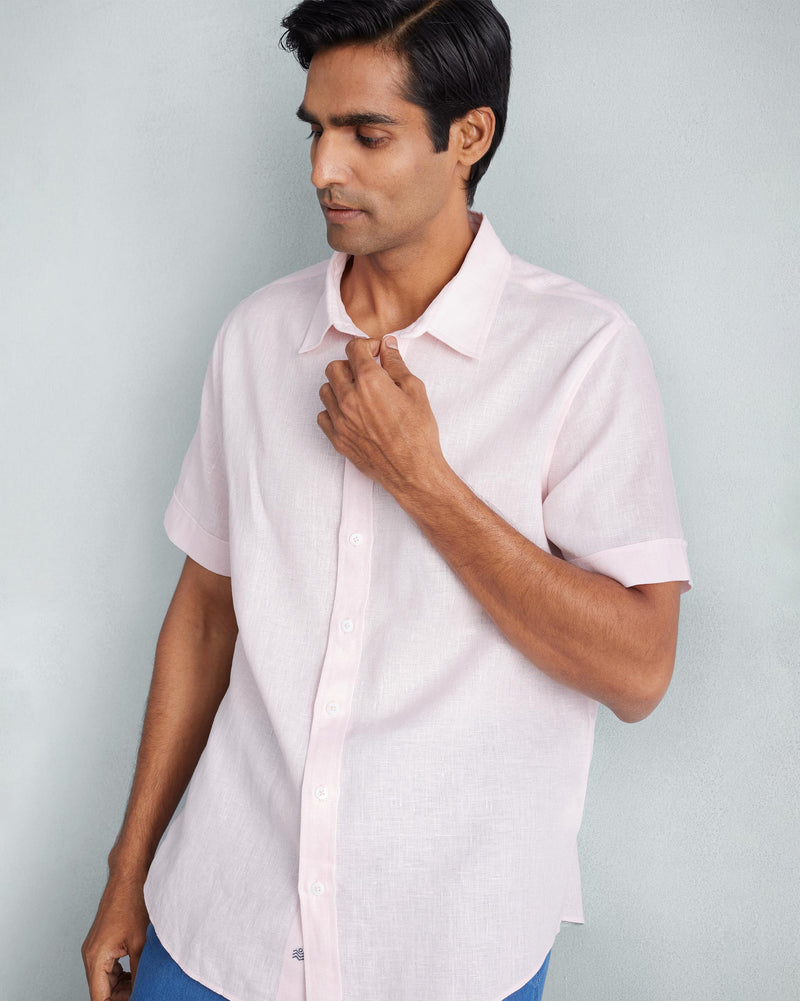 Half Sleeve Shirt - Pink