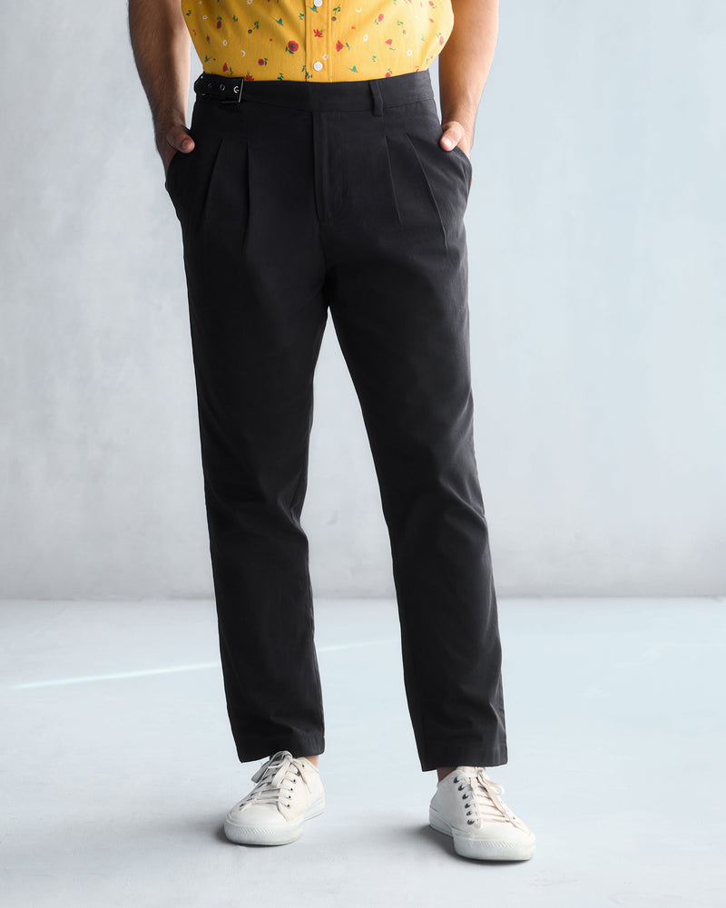 Trunk & Twill Trousers - Black