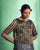Boat Neck Blouse - Black & Gold Stripes