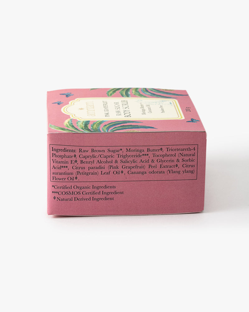 Amritam Pink Grapefruit Raw Sugar Body Scrub