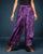 Trumpet Pleat Pants - Purple