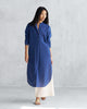 Basic Long Length Kurta - Blue