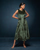 Dart Dress - Emerald Green