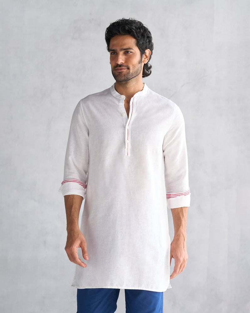 Chandni Chowk Kurta - White