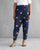 Jinan Slouchy Pants - Navy & Ochre