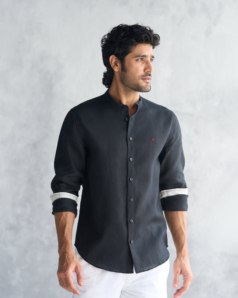 Nawab Shirt - Black